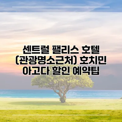 센트럴 팰리스 호텔 (관광명소근처) 호치민 아고다 할인 예약팁