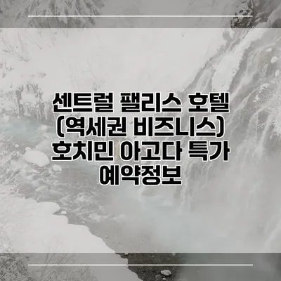 센트럴 팰리스 호텔 (역세권 비즈니스) 호치민 아고다 특가 예약정보