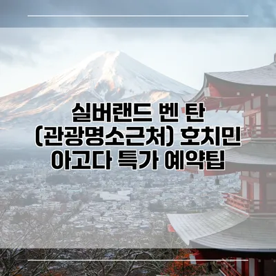 실버랜드 벤 탄 (관광명소근처) 호치민 아고다 특가 예약팁