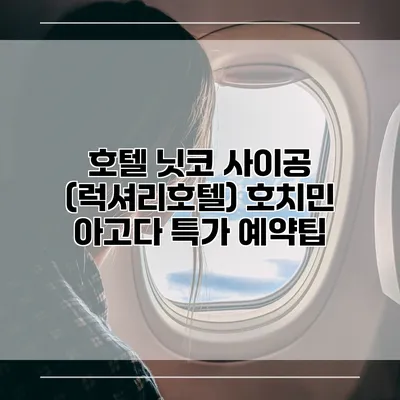 호텔 닛코 사이공 (럭셔리호텔) 호치민 아고다 특가 예약팁