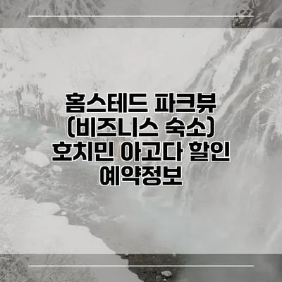 홈스테드 파크뷰 (비즈니스 숙소) 호치민 아고다 할인 예약정보